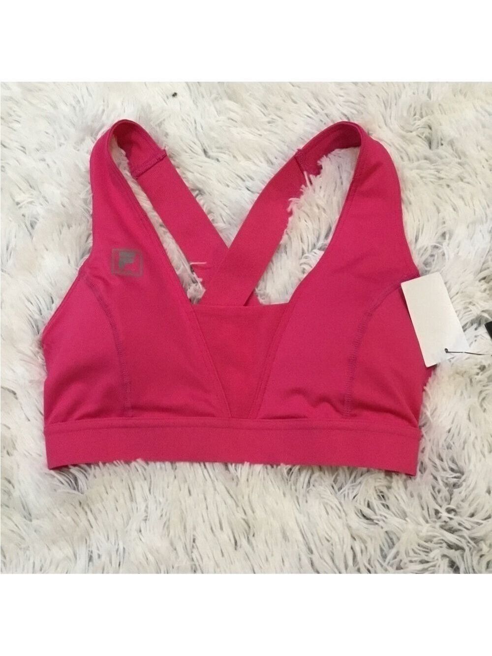 Fila Sport pink workout cross back sport bra Woman’s size XS NWT
